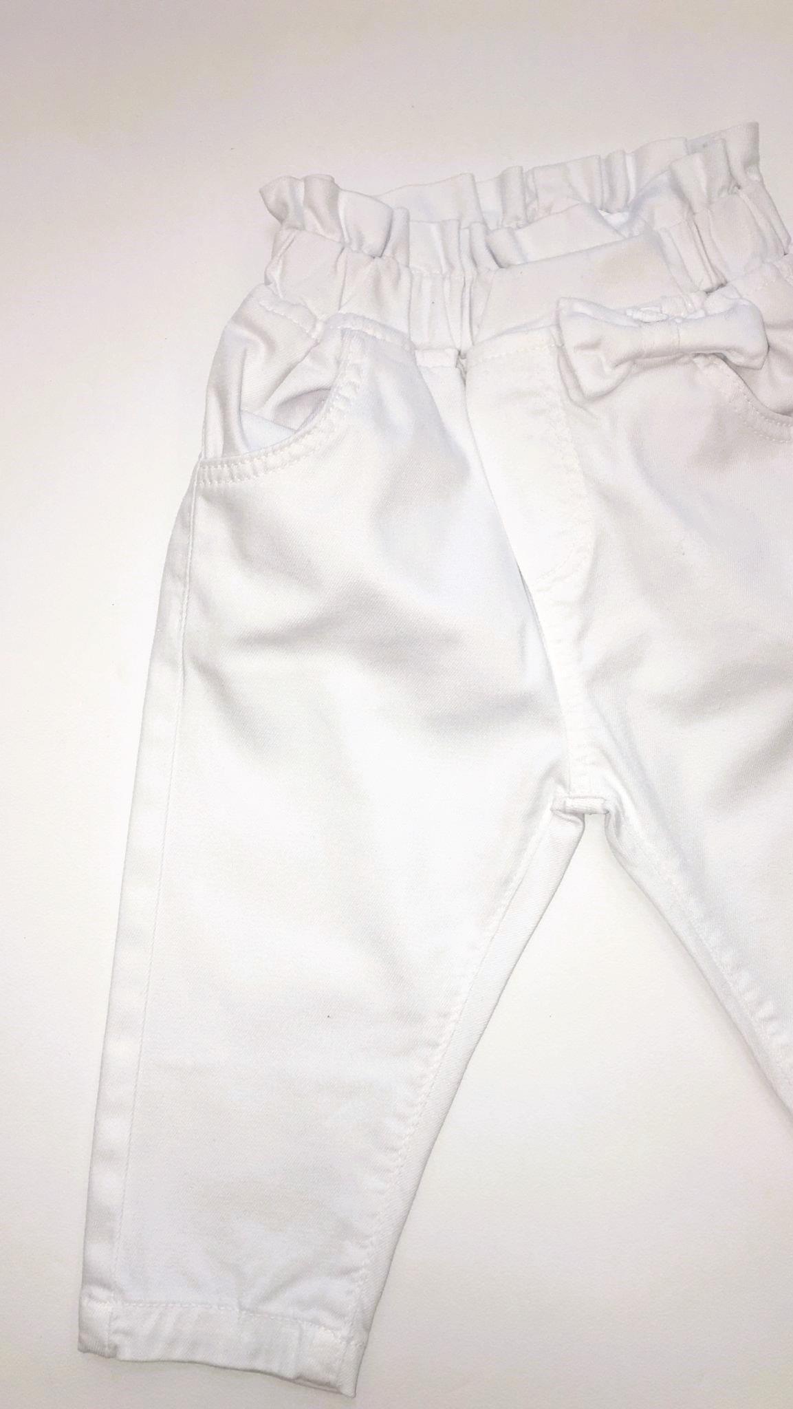 Kız Çocuk Beli Lastikli Lcralı Fiyonklu Pantolon