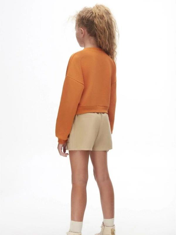 Kız Çocuk Beli Lastikli Şort Etek