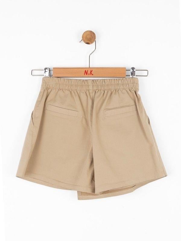 Kız Çocuk Beli Lastikli Şort Etek