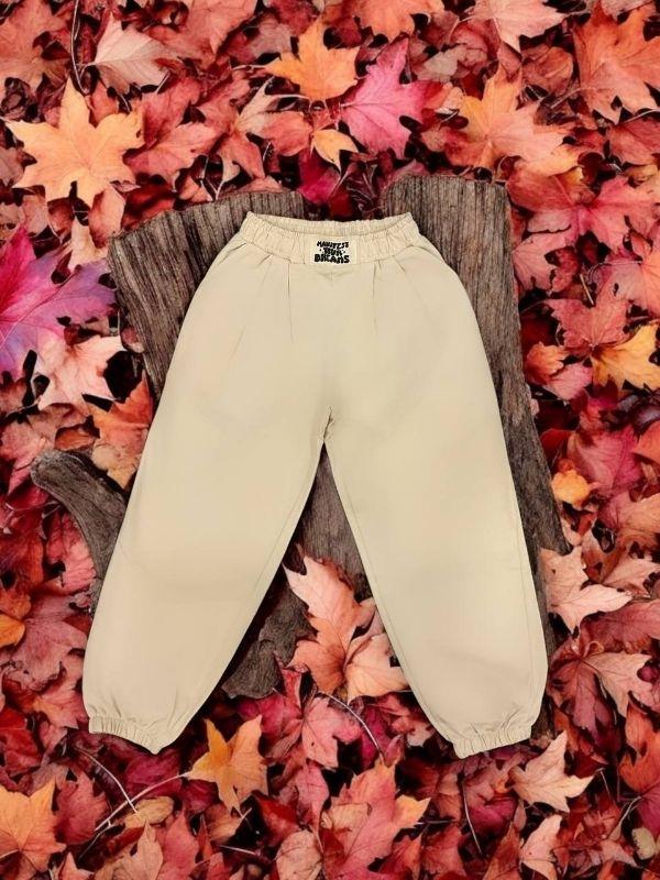 Kız Çocuk Beli Paçası Lastikli Eşofman Alt