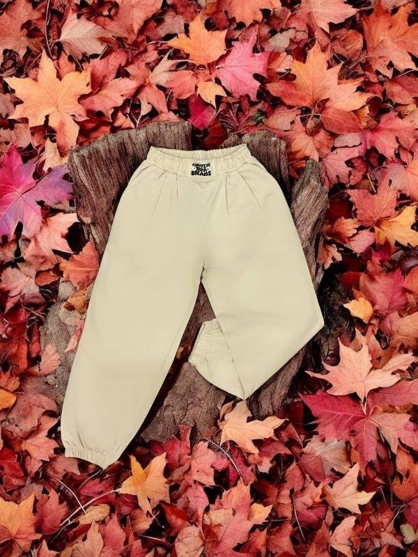 Kız Çocuk Beli Paçası Lastikli Eşofman Alt