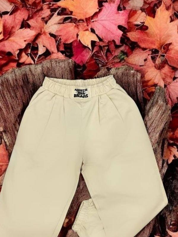 Kız Çocuk Beli Paçası Lastikli Eşofman Alt