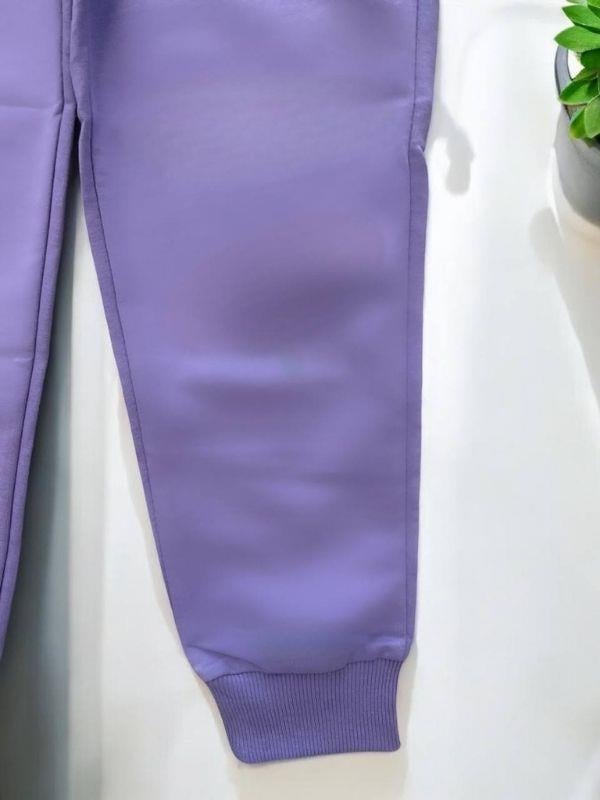 Kız Çocuk Beli Paçası Lastikli Pamuklu Eşofman Alt