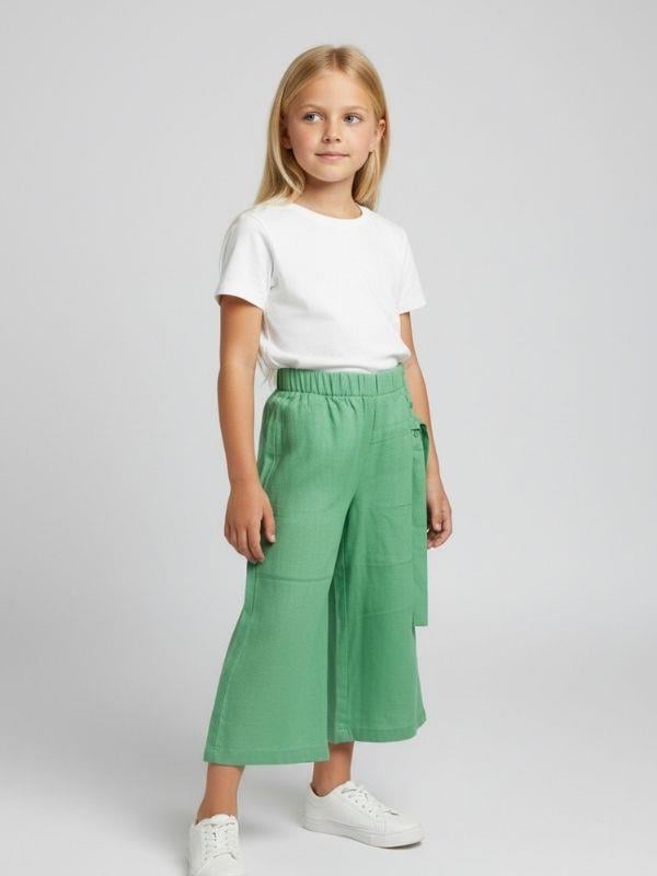 Kız Çocuk Bol Paça Pantolon