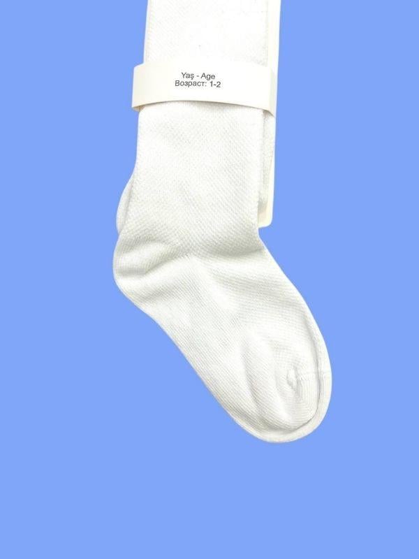 Kız Çocuk Dantelli Dizaltı Çorap