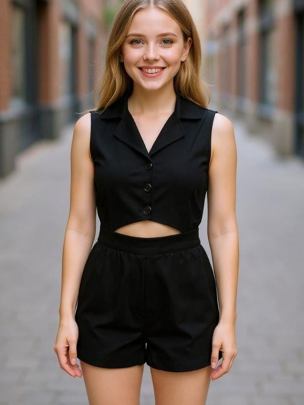 Kız Çocuk Dekolte Detaylı Tasarım Tulum