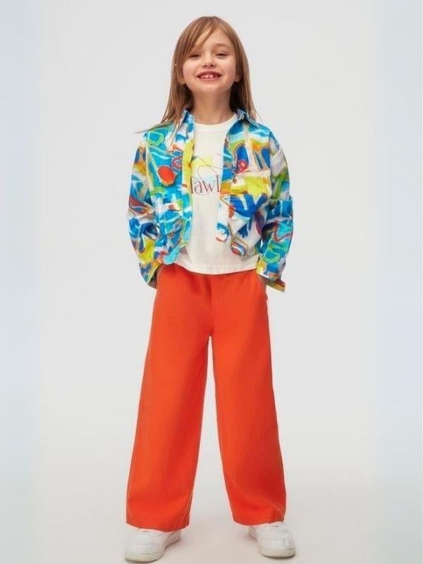 Kız Çocuk Desenli Gömlek