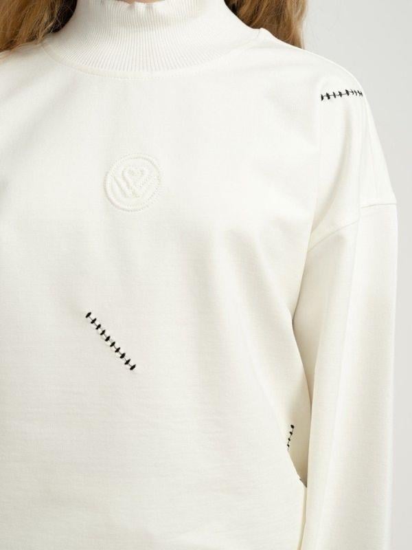 Kız Çocuk Dikiş Detaylı Oversize Tasarım Eşofman Takımı