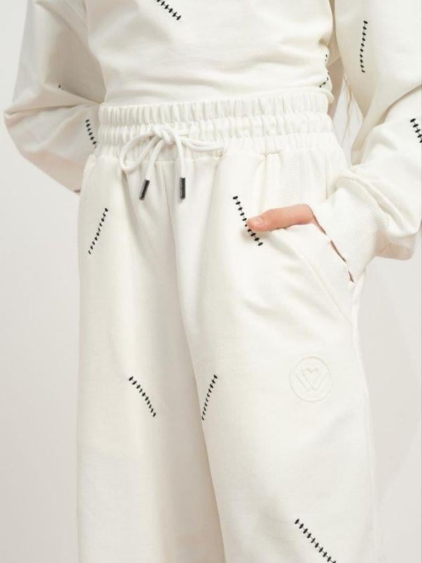 Kız Çocuk Dikiş Detaylı Oversize Tasarım Eşofman Takımı