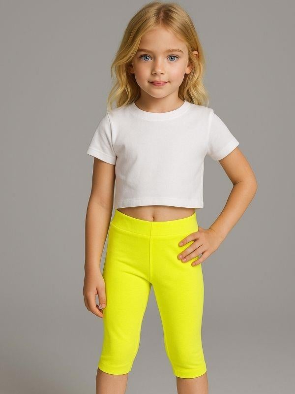 Kız Çocuk Diz Altı Tayt