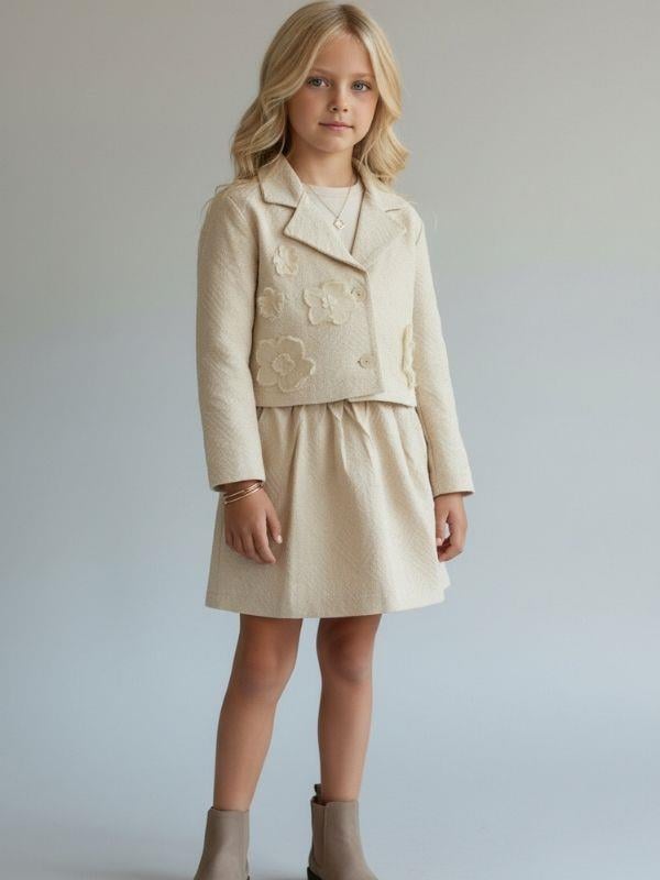 Kız Çocuk Dokulu Tasarım Etek