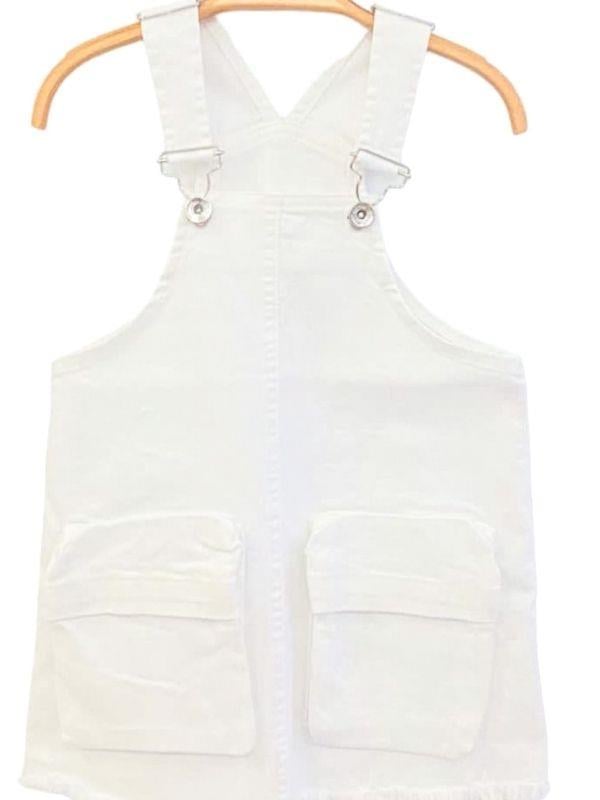 Kız Çocuk Dokuma Etekli Salopet