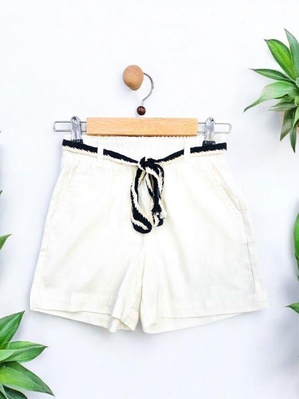 Kız Çocuk Dokuma Şort
