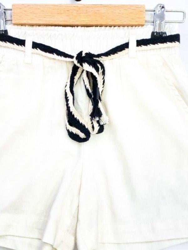 Kız Çocuk Dokuma Şort