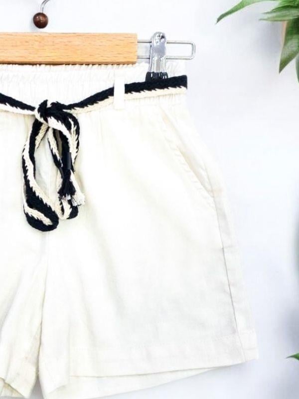 Kız Çocuk Dokuma Şort