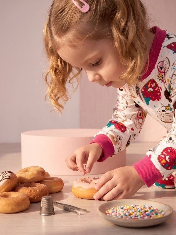 Kız Çocuk Donut Desenli 2.5 TOG Uyku Tulumu