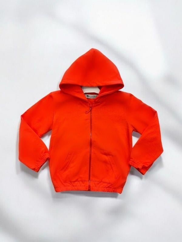 Kız Çocuk Fermuarlı Kapüşonlu Hırka