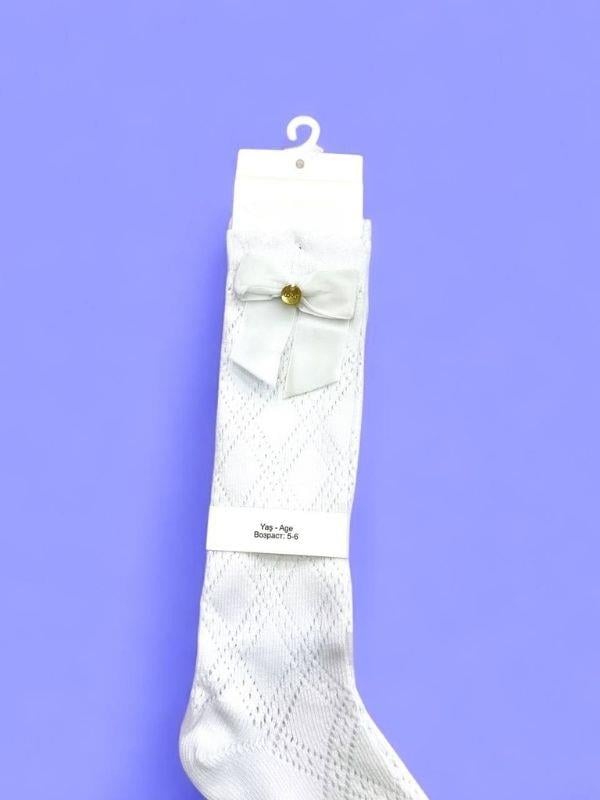 Kız Çocuk File Golf Diz Altı Çorap