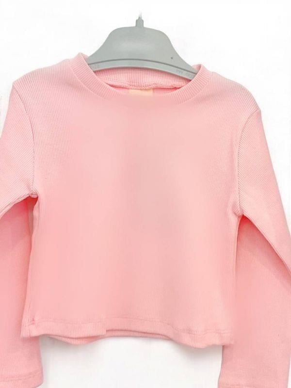 Kız Çocuk Fitilli Crop Bluz