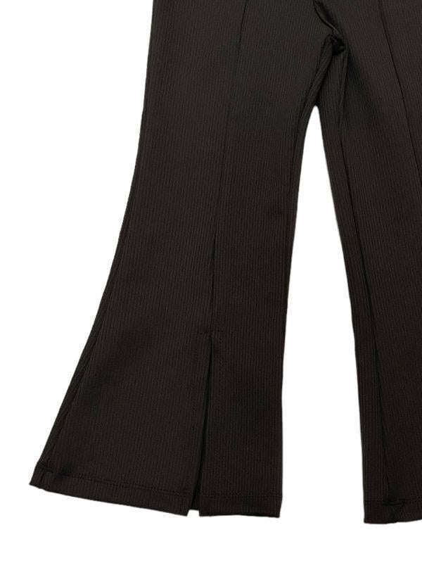 Kız Çocuk Fitilli İspanyol Paça Tayt