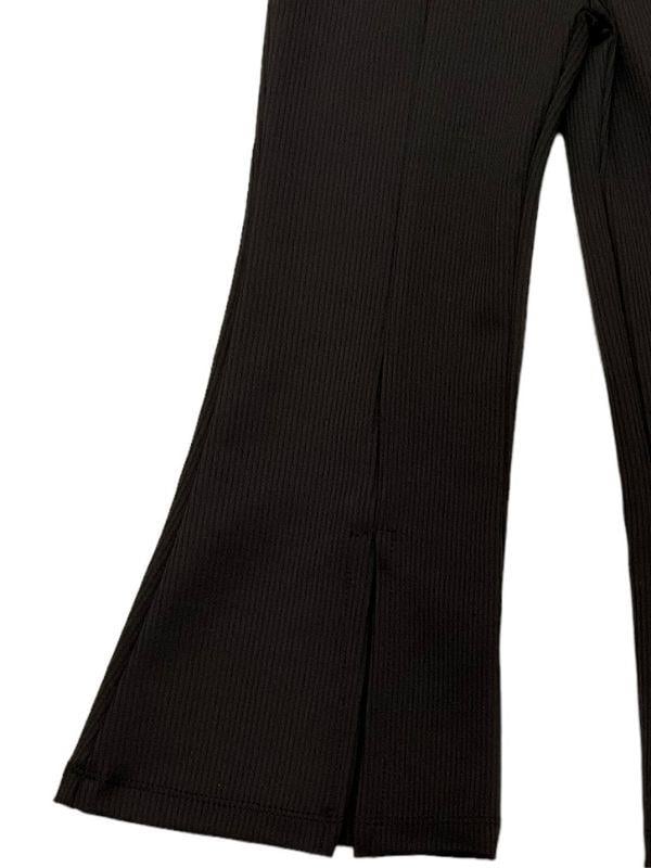 Kız Çocuk Fitilli İspanyol Paça Tayt