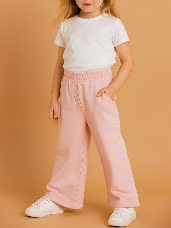 Kız Çocuk Geniş Paça Eşofman Altı