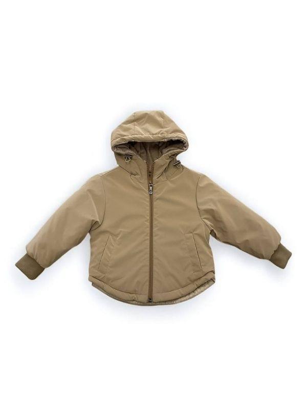 Kız Çocuk İçi Kadife Cepli Mont