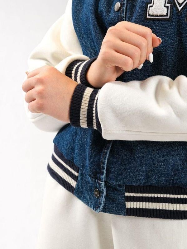 Kız Çocuk İçi Kapitone Kot Kolej Mont