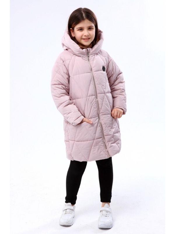 Kız Çocuk İçi Peluş Gizli Cep Detaylı Fermuarlı Mont