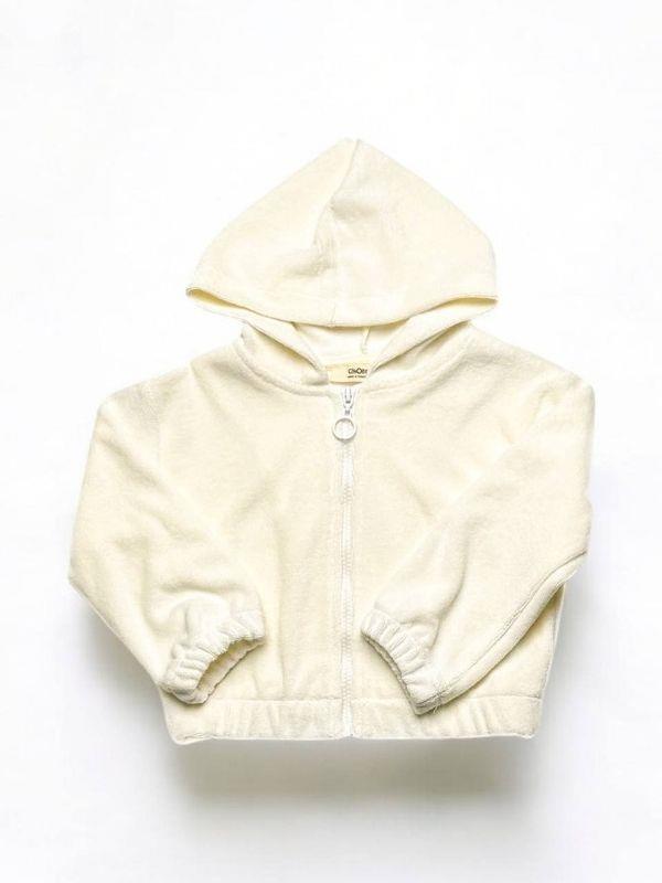 Kız Çocuk Kapüşonlu Peluş Hırka