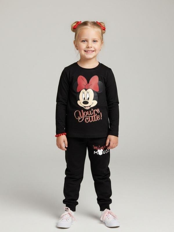 Kız Çocuk Karakter Baskılı Uzun Kollu Pijama Takımı
