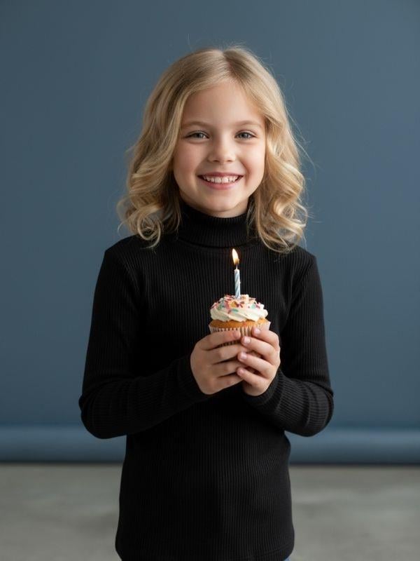 Kız Çocuk Kaşkorse Balıkçı Yaka Fitilli Bluz