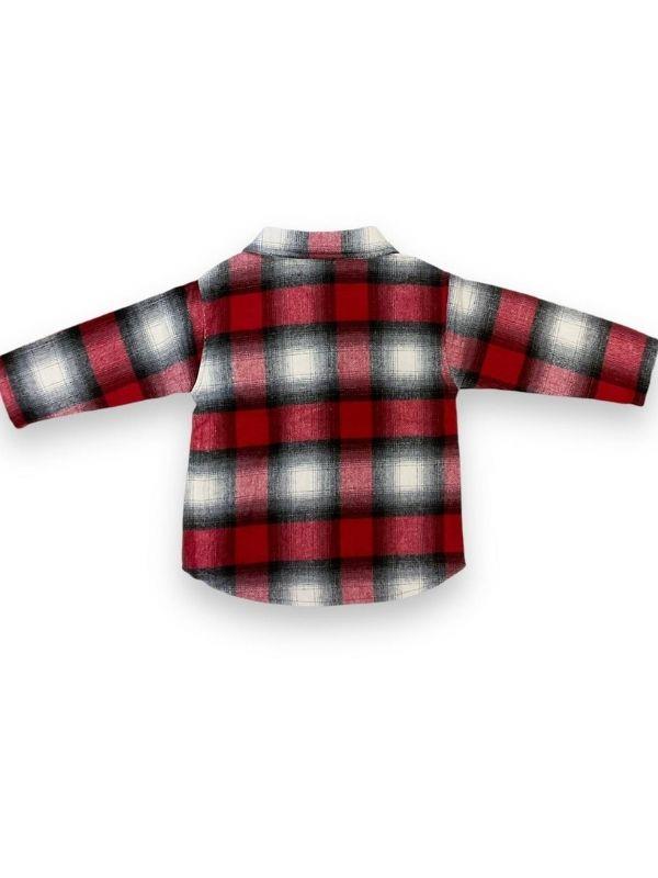 Kız Çocuk Kışlık Ekose Desen Gömlek