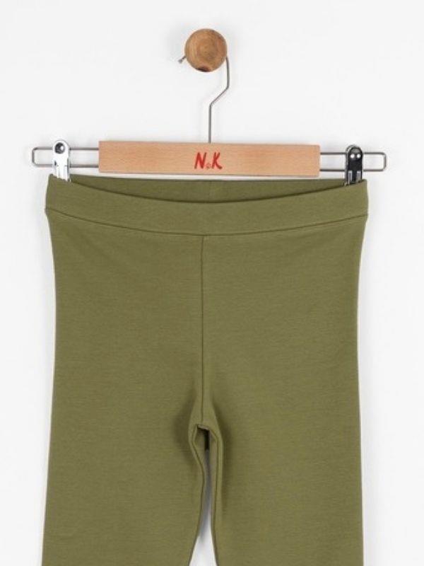 Kız Çocuk Kışlık Pamuklu Esnek Yüksek Bel Lycralı Tayt