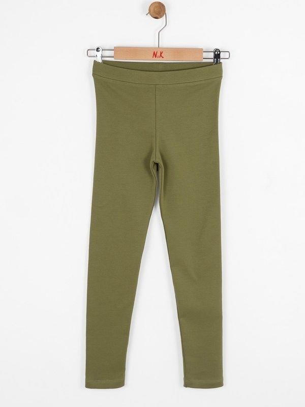 Kız Çocuk Kışlık Pamuklu Esnek Yüksek Bel Lycralı Tayt