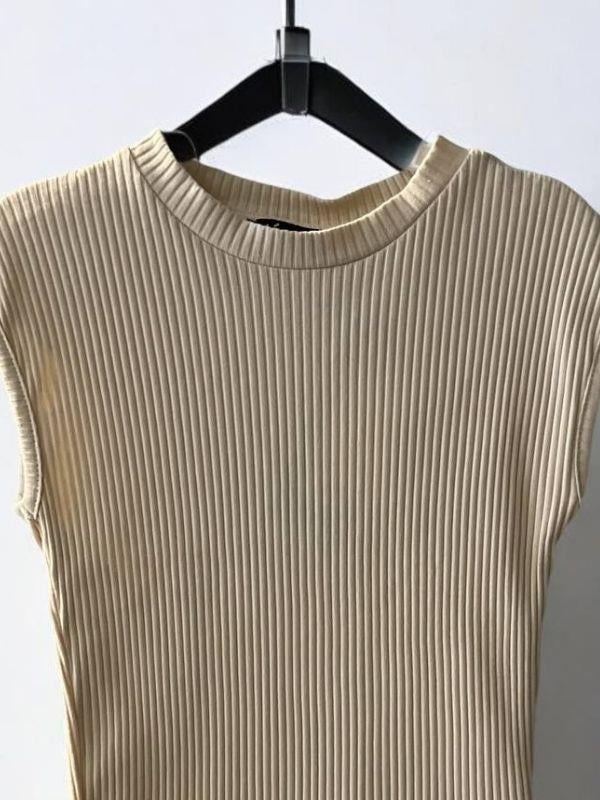 Kız Çocuk Kolsuz Fitilli Dar Body