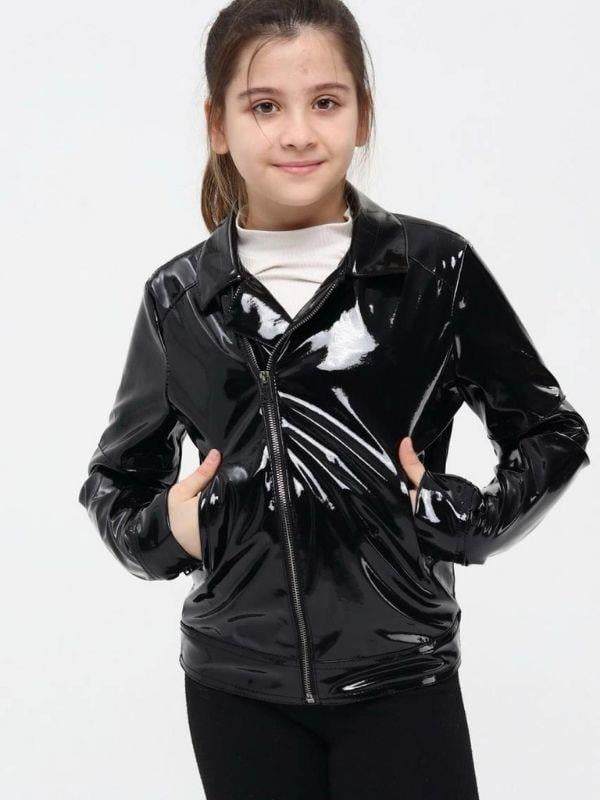 Kız Çocuk Mevsimlik Kruvaze Rugan Mont