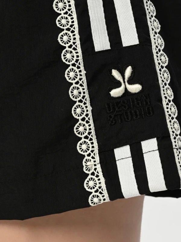 Kız Çocuk Nakışlı Oversize Tasarım Şort Takım