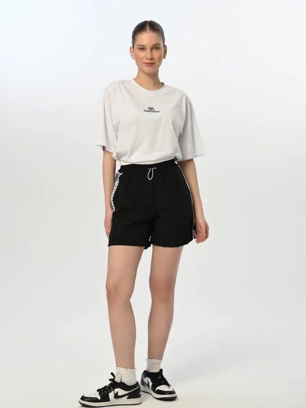 Kız Çocuk Nakışlı Oversize Tasarım Şort Takım