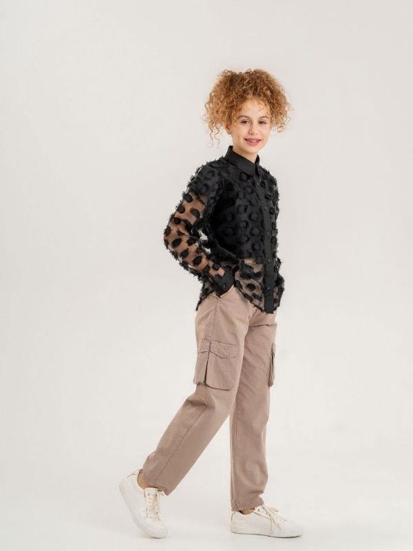 Kız Çocuk Organze Gömlek