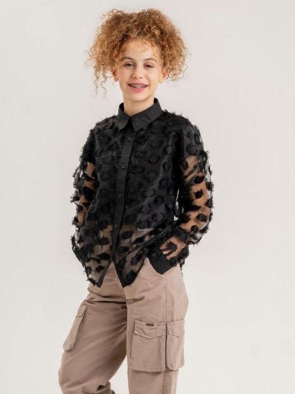 Kız Çocuk Organze Gömlek