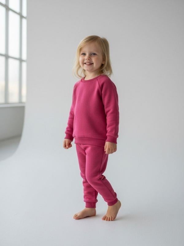 Kız Çocuk Pamuklu Basic Eşofman Takım