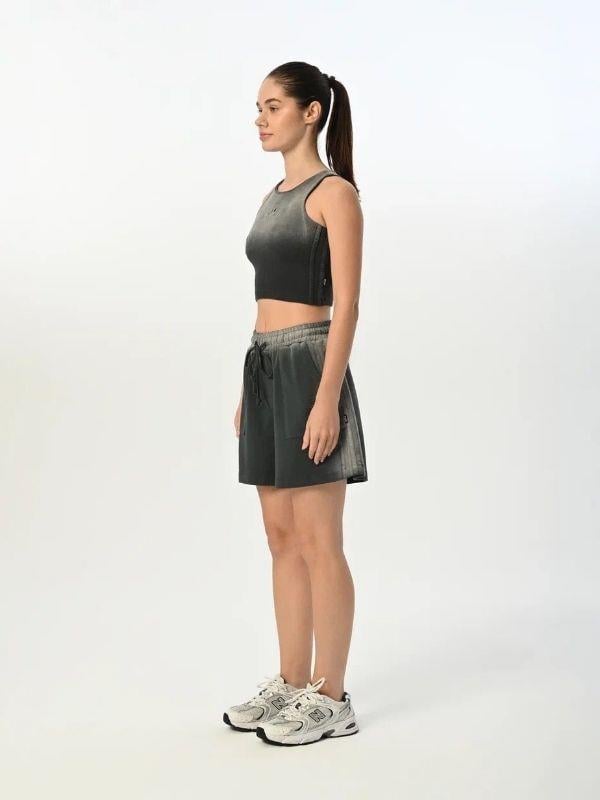 Kız Çocuk Pamuklu Batik Desenli Şort