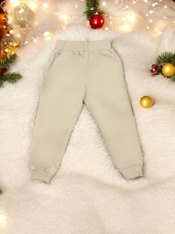 Kız Çocuk Pamuklu Beli Paçası Lastikli Eşofman Alt