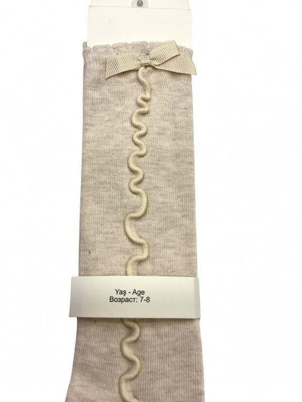 Kız Çocuk Pamuklu Diz Altı Golf Çorap