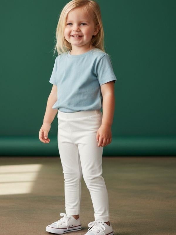 Kız Çocuk Pamuklu Esnek Tayt