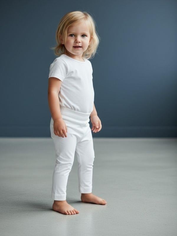 Kız Çocuk Pamuklu Esnek Tayt