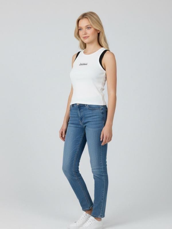 Kız Cocuk Pamuklu Fitiili Crop Bluz