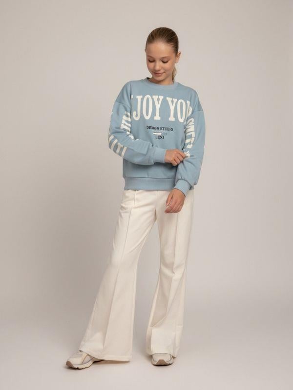 Kız Çocuk Pamuklu İspanyol Paça Eşofman Altı