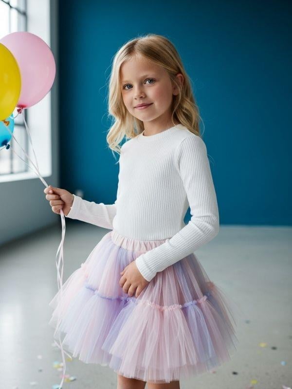 Kız Çocuk Pamuklu Kaşkorse Bluz